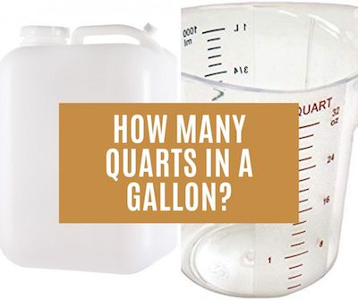 how many quarts for a gallon